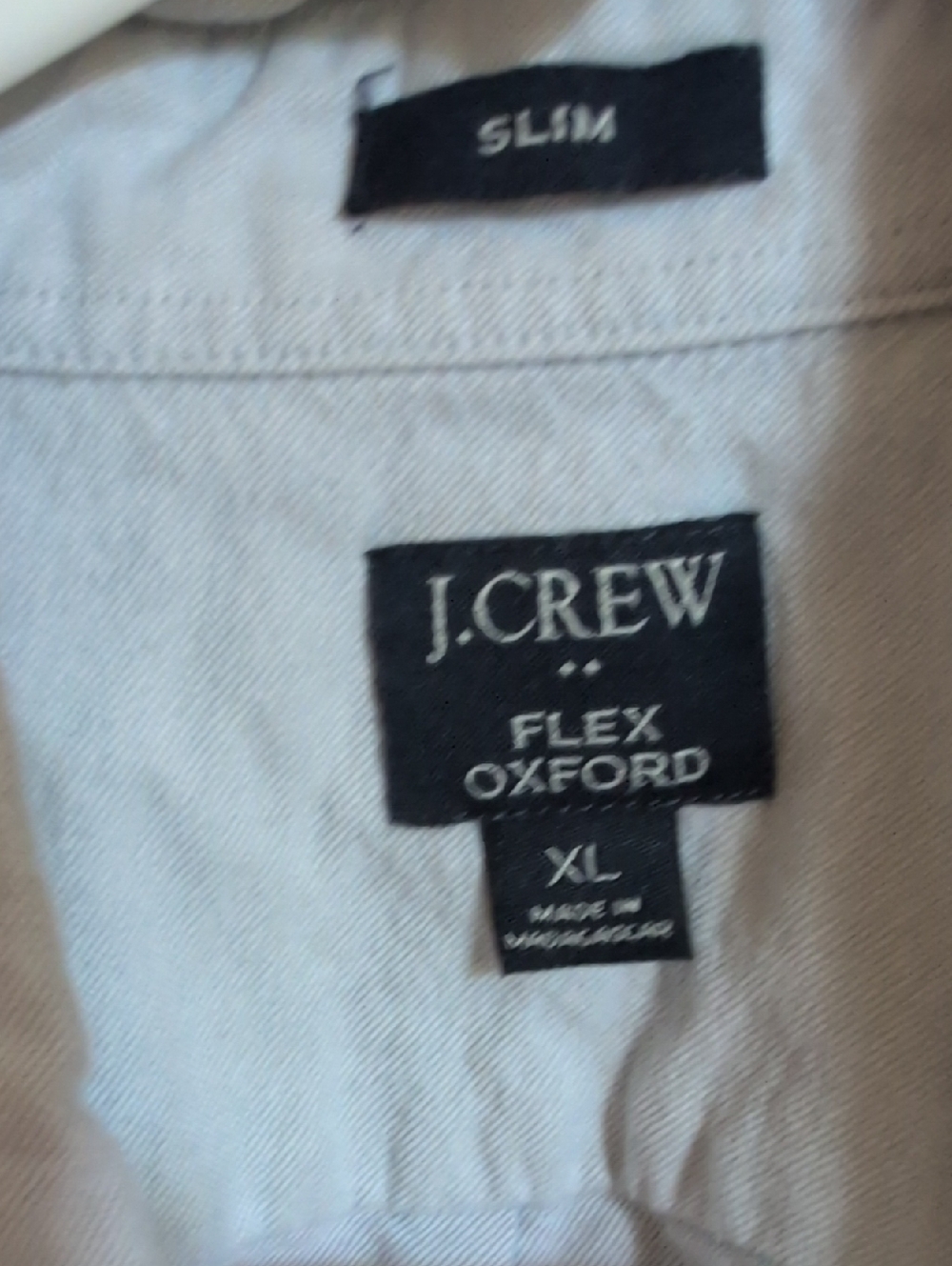 J. Crew Light Blue Flex Oxford Button-Up